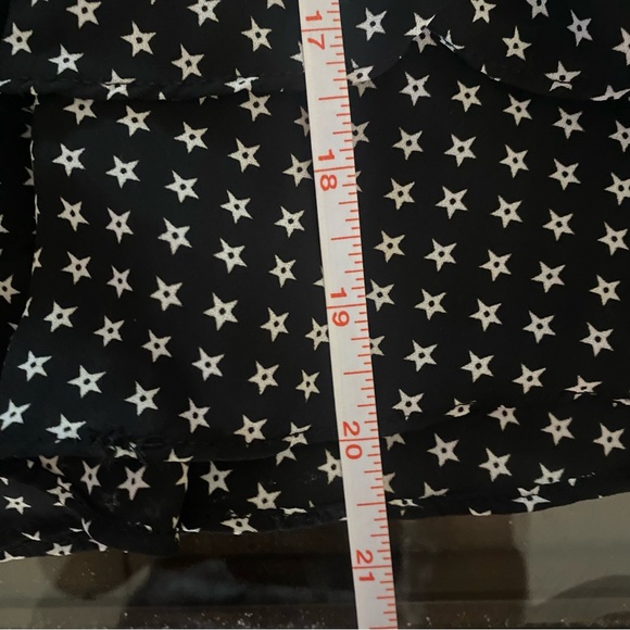 J.Crew Peplum Flowy Top Star Print size 4 - Picture 6 of 10